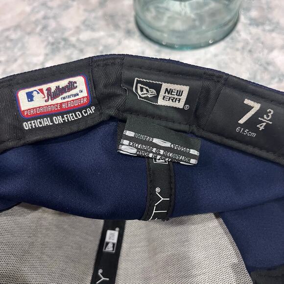 New Era 59Fifty Milwaukee Brewers On Field Low Profile Fitted Cap Size 7 3/4 - Picture 6 of 6